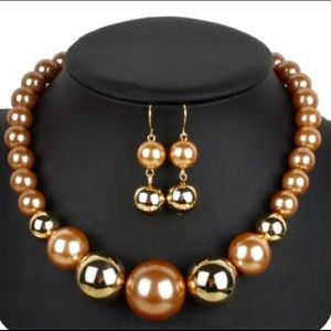 Necklace And Earrings Fashion Jewelry Set